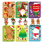 Christmas Craft Make-a-face Sticker Sheets
